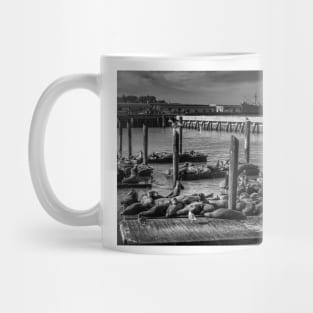 Sea Lions At Pier 39 San Francisco Mug